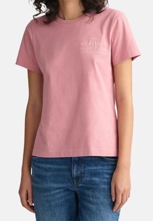 T-shirt basique - mottled light pink