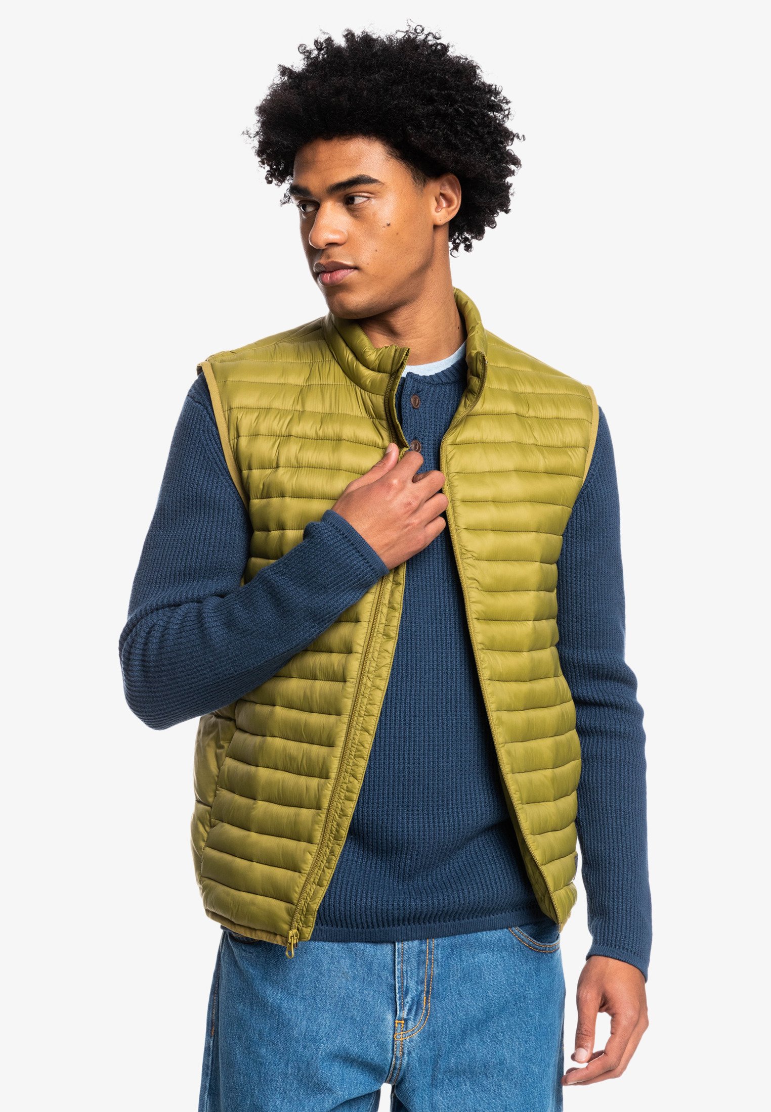 Quiksilver SCALY - Waistcoat - green 