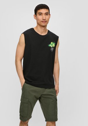 s.Oliver MIT FRONT - Top - schwarz