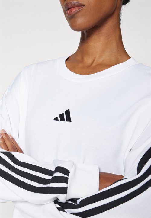 adidas Essentials 3-Stripes French Terry Sweatshirt 'White' (Women's) — foto 6