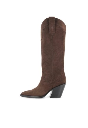 Blogger, BOTAS DE PIEL BLOGGER CASSIAN - Botas camperas - marrón oscuro