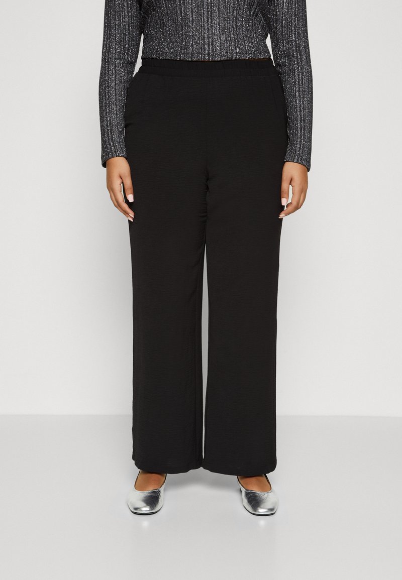 Vero Moda Curve - VMALVA WIDE - Bukser - black, Forstør