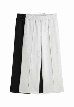 2 PACK SEAM DETAIL WIDE  JOGGERS   - Trainingsbroek - black grey