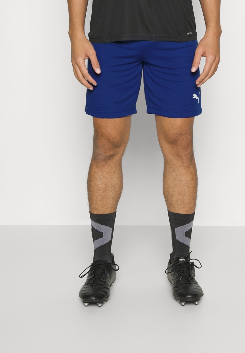 Puma INDIVIDUALRISE SHORT Sports shorts blazing blue/white/blue