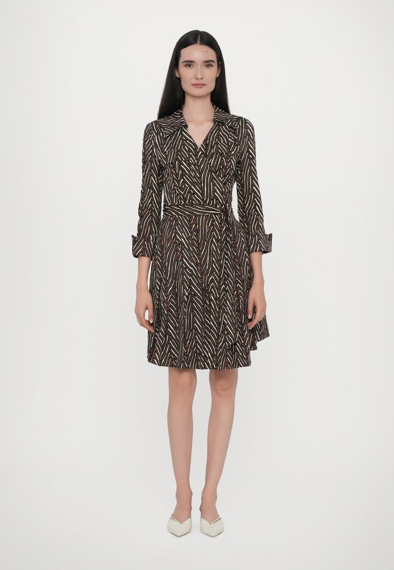 Diane von Furstenberg ISLA DRESS - Blousejurk - brown