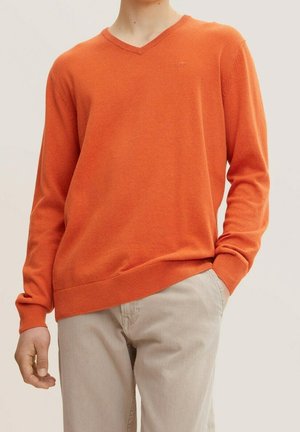 Strickpullover - orange