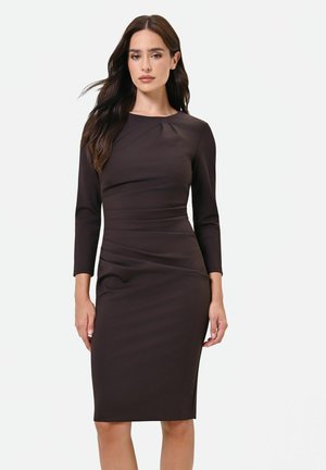 Rinascimento, ABITO TINTA UNITA - Robe fourreau - brown head of moro