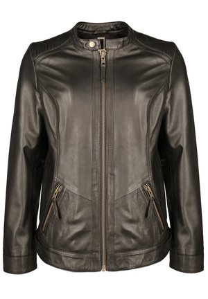 Lederjacke - black