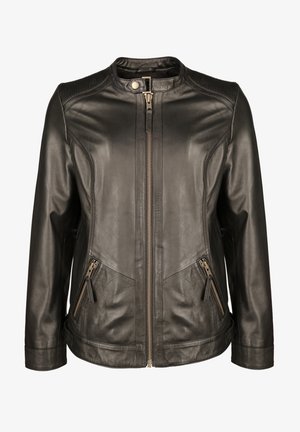 Leather jacket - black