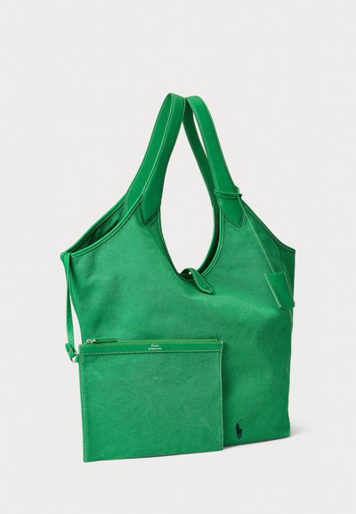 Polo Ralph Lauren POLO PLAY CANVAS LARGE TOTE - Pirkinių krepšys - parrot