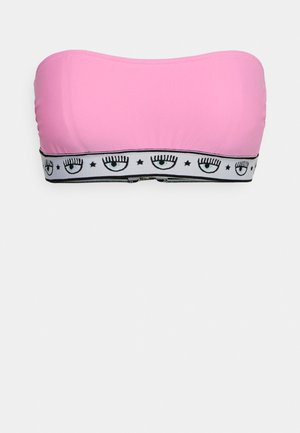 SWIM ICONIC LOGOMANIA FASCIA - Bikini top - rosa