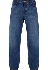 HEAVY OUNCE - Traperice ravnih nogavica - new mid blue washed