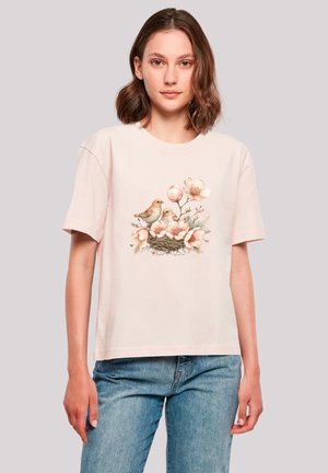 VOGELNEST BLUMEN - Print T-shirt - pink