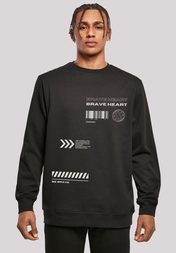 BRAVE HEART CREWNECK - Sweatshirt - schwarz