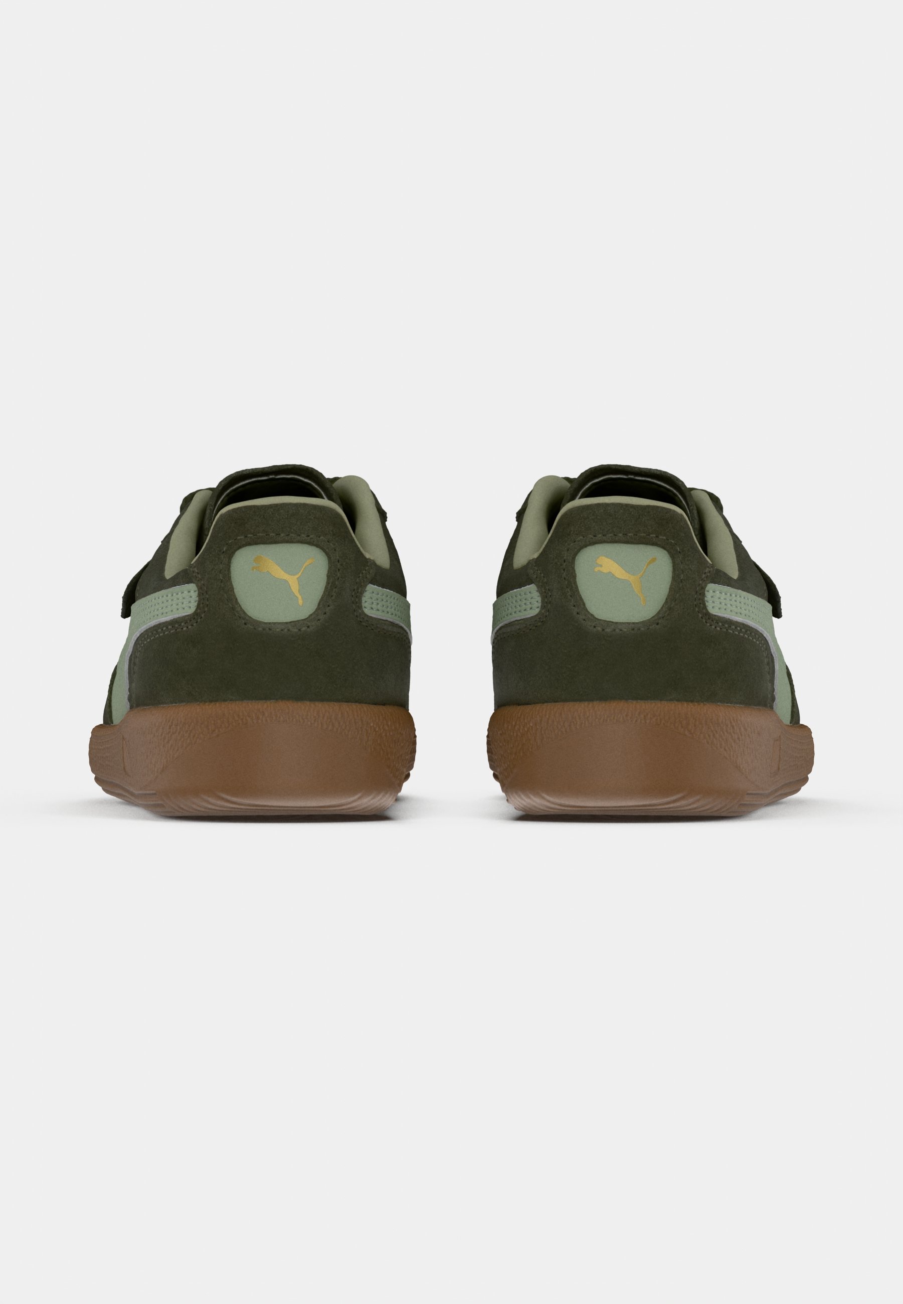 Puma PALERMO UNISEX - Trainers - dark olive/lux army/olive