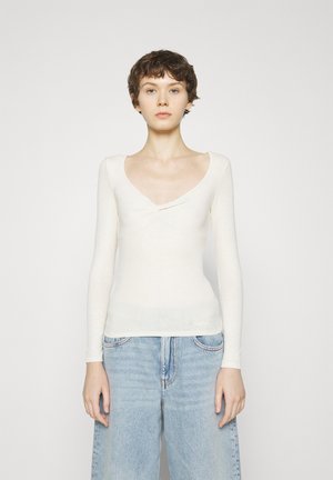 Pepe Jeans HUALA - Long sleeved top - mousse white