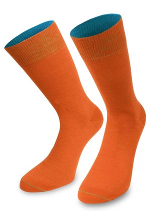 MID CUT SOCKS BI-COLOR - Socken - orange/türkis