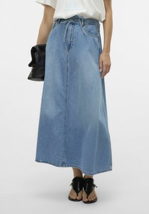 Trapecinis sijonas - light blue denim