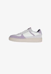 Sélectionné, white purple