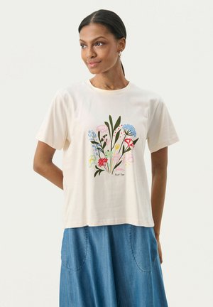 Part Two Print T-shirt - whitecap multi flower print