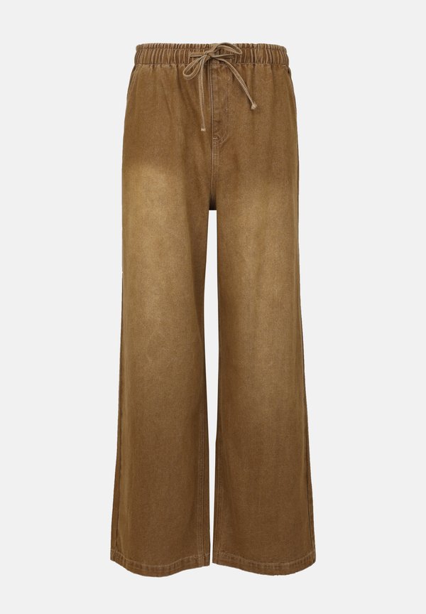 UNISEX - Relaxed fit jeans - dark khaki3