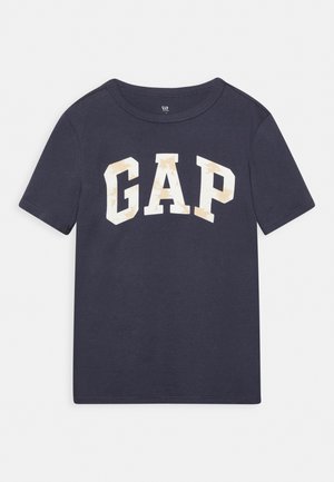 BASIC LOGO ARCH TEE BOY - T-shirt con stampa - vintage navy
