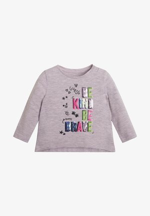 MIT PAILLETTEN - T-shirt à manches longues - rose