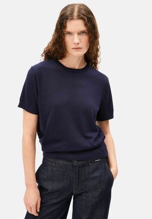 FINE - T-Shirt basic - tinted navy