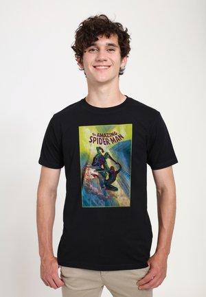 IRON ON - T-shirt med print - black