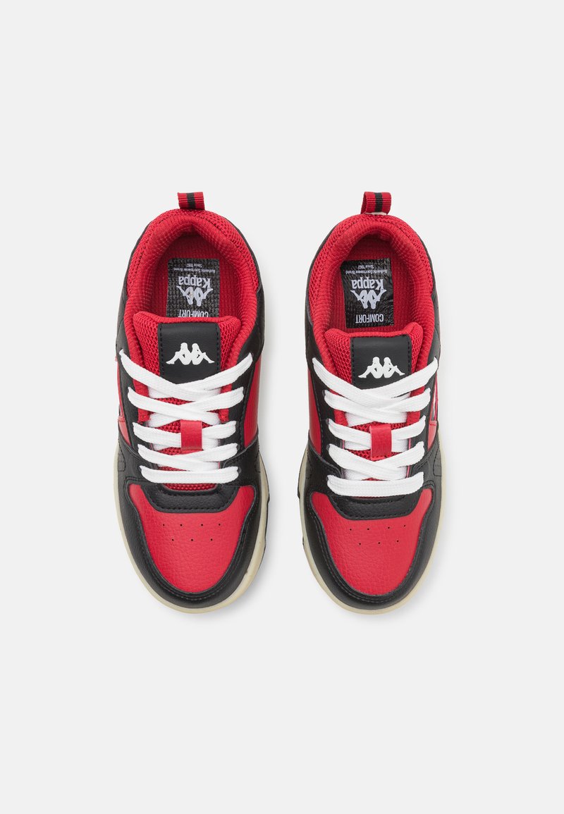 Kappa Lineup M Scarpe Da Ginnastica Unisex Bambini, Rosse E Nere, Numero 24 EU - 3
