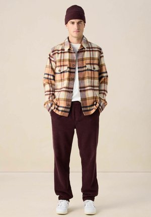 KARIERTES - Leichte Jacke - orange