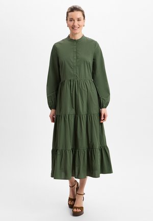 Shirt dress - oliv