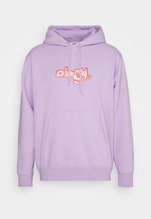 Obey Clothing TAG HOOD - Hoodie - digital lavender