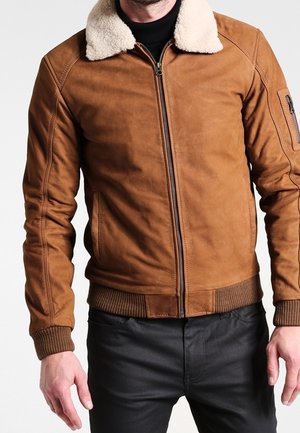 Læderjakker - camel