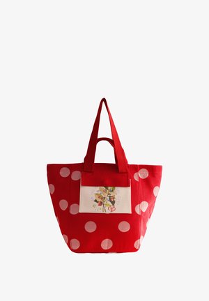 Cath Kidston, POLKA DOT LARGE MARKET TOTE . - Veľká kabelka - red