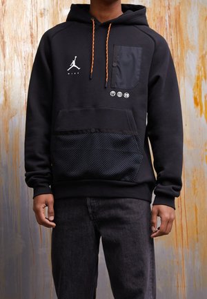 Jersey con capucha - black