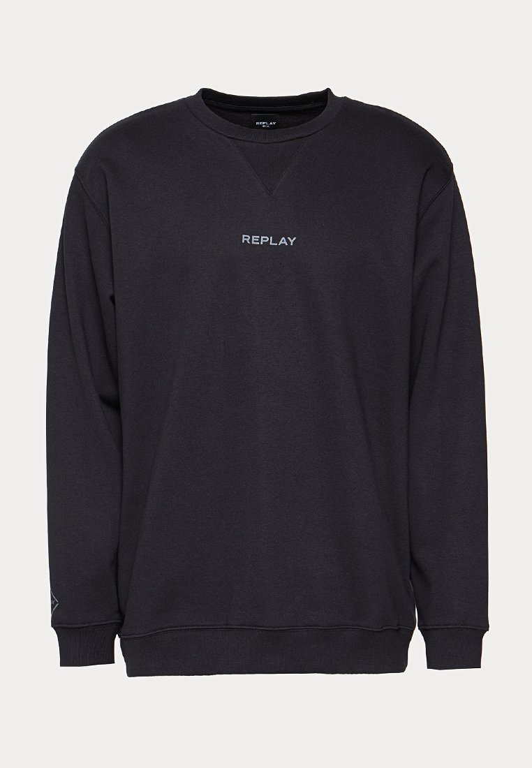 Replay Plus Sweater zwart