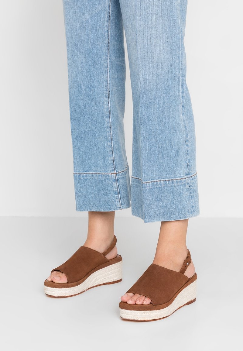 Weekend Max Mara Sandales à plateforme - brown