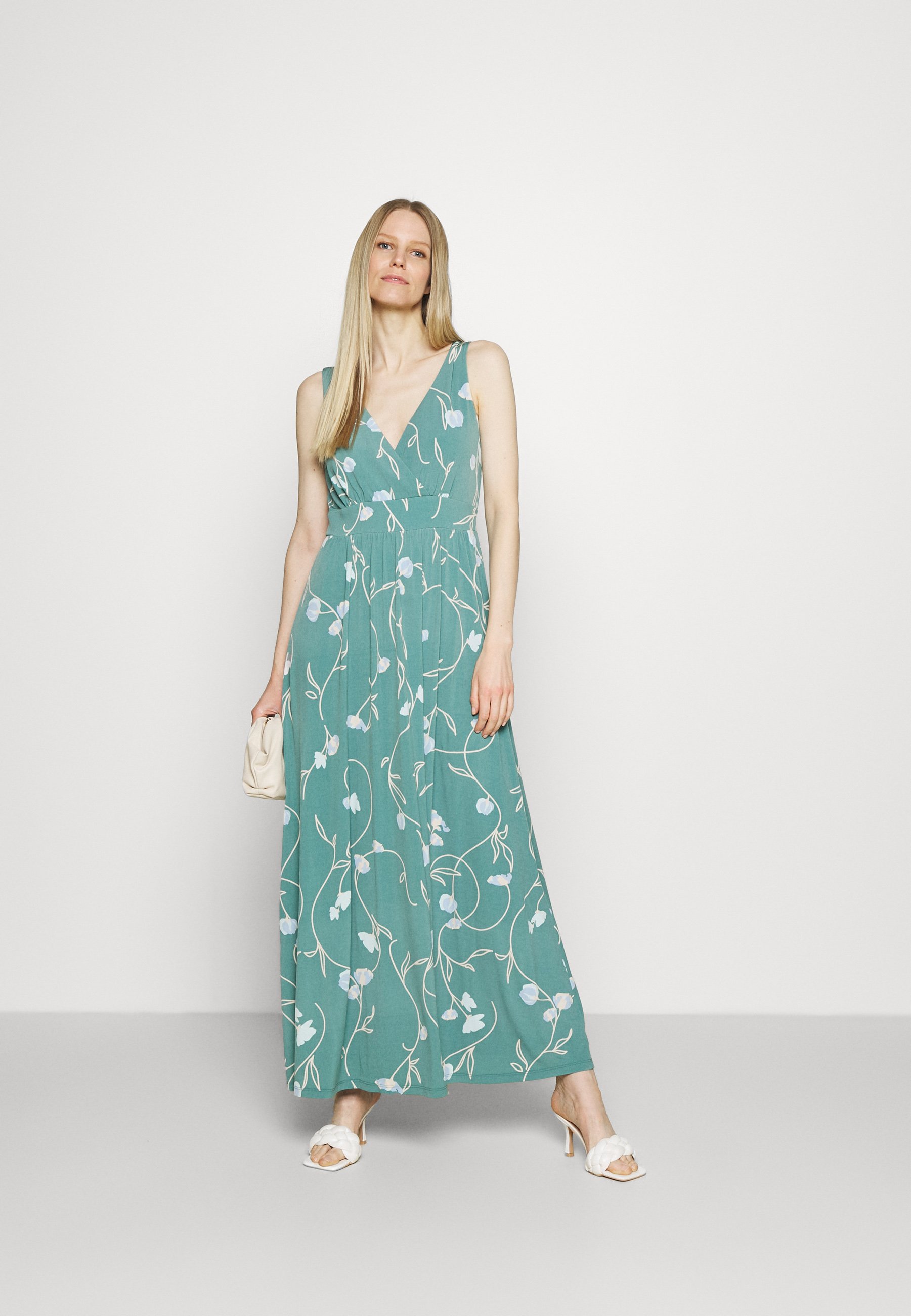 Esprit Collection Vestito lungo - dark turquoise/turchese - Zalando.it