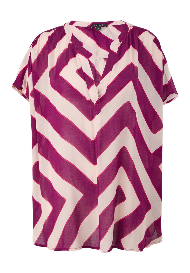 comma Blouse donkerroze