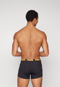 Puma EVERYDAY BASIC 2 PACK - Chiloți boxer - black/orange