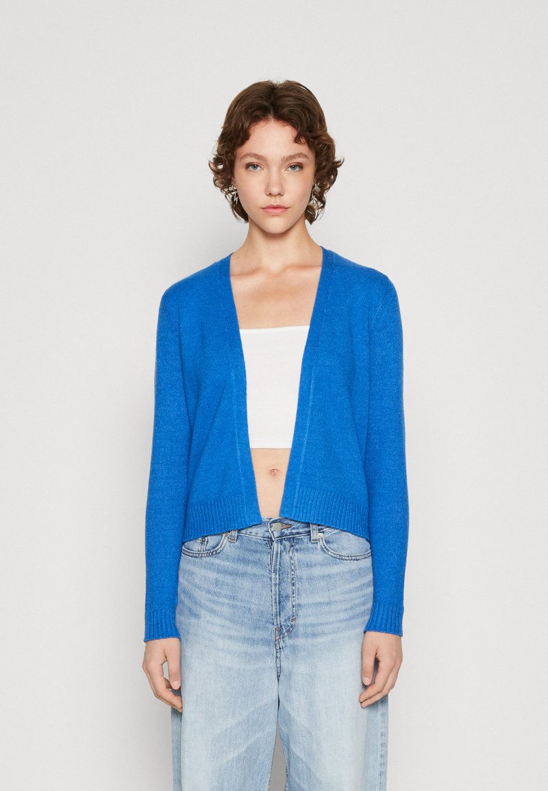 VILA VIRIL - Kardigan - lapis blue/dark melange