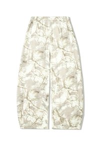 BARREL PRINTED - Pantaloni - sand