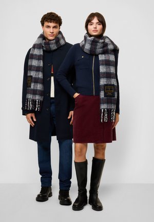 Tommy Hilfiger, EXCLUSIVE WOOL BLEND SCARF - Écharpe - navy blue check