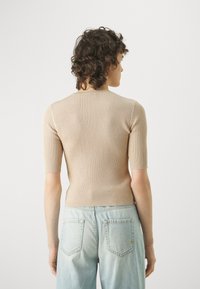Pinko TRITONE MAGLIA - Camiseta estampada - beige