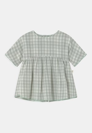 Teddy & Minou DRESS CHECKED - Nappali ruha - milk/mint