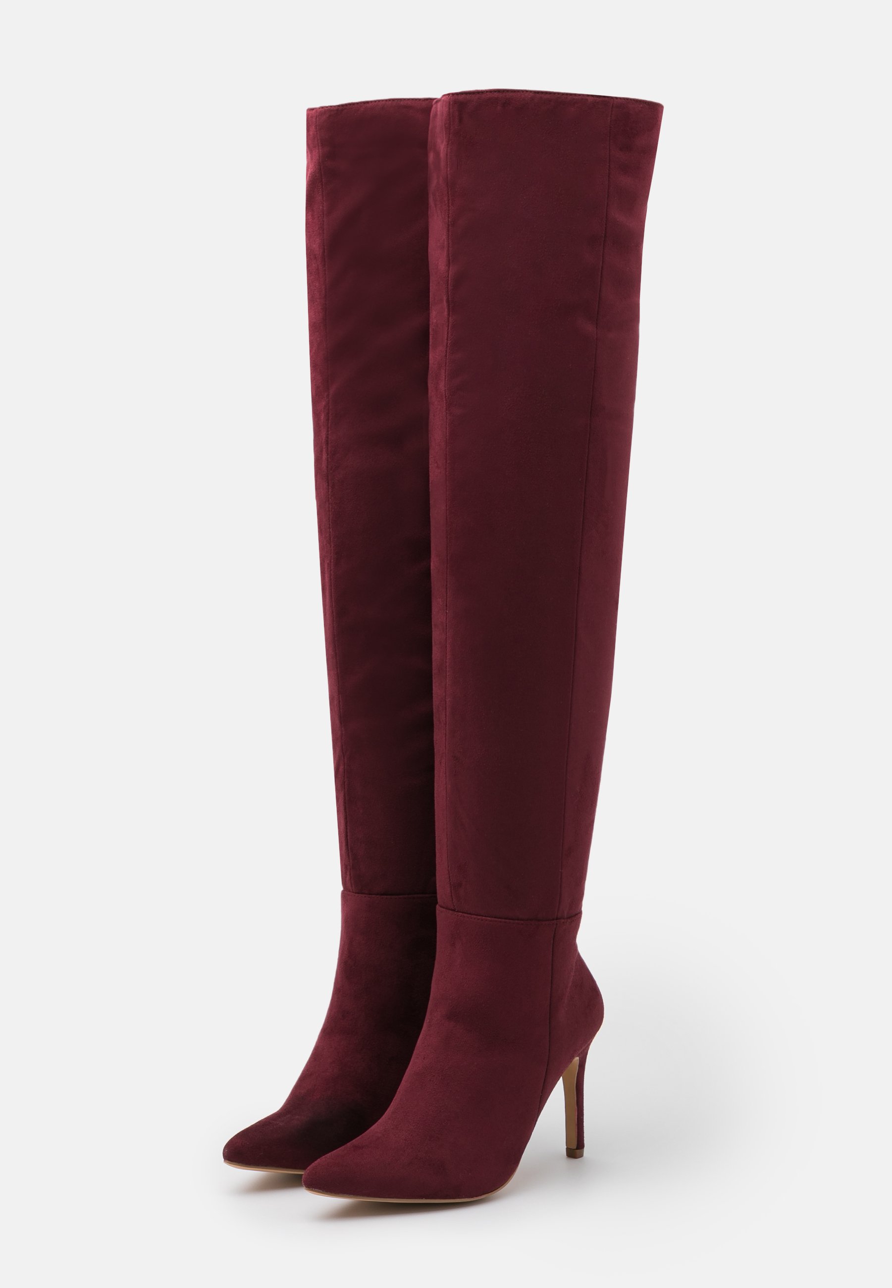 brown mid heel boots