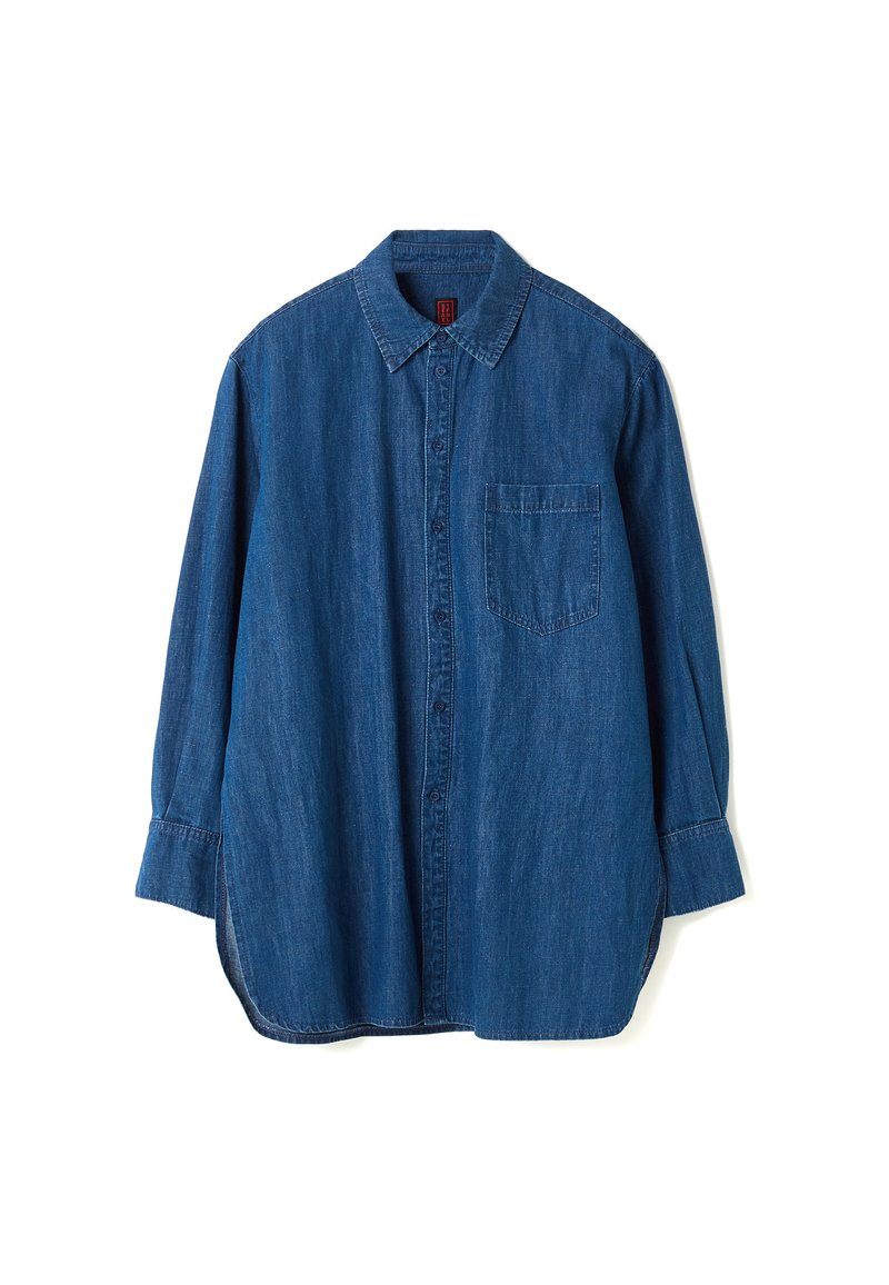 Stefanel Overhemdblouse blauw Stefanel Overhemdblouse blauw