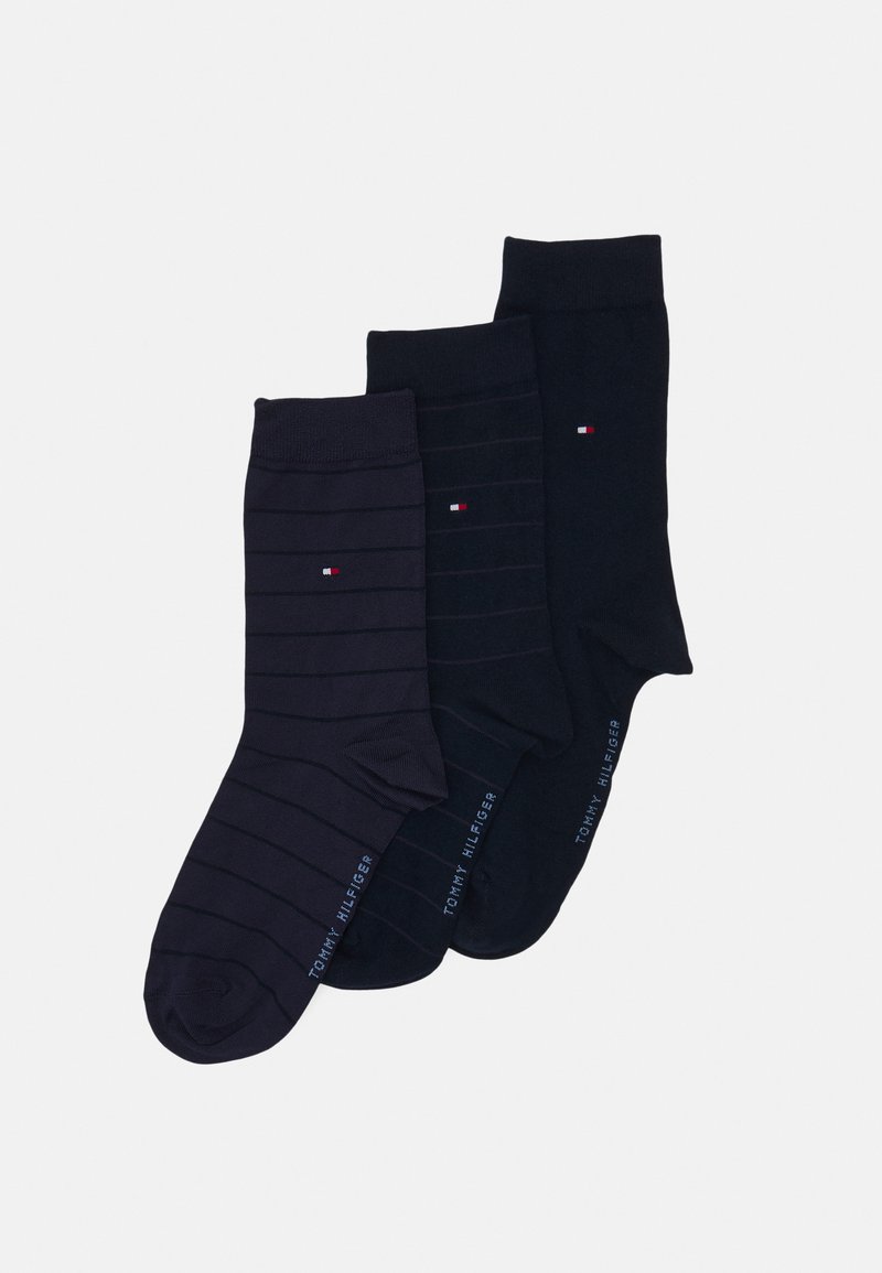 Tommy Hilfiger WOMEN SOCK LUX GIFTBOX 3 PACK Sukat navy