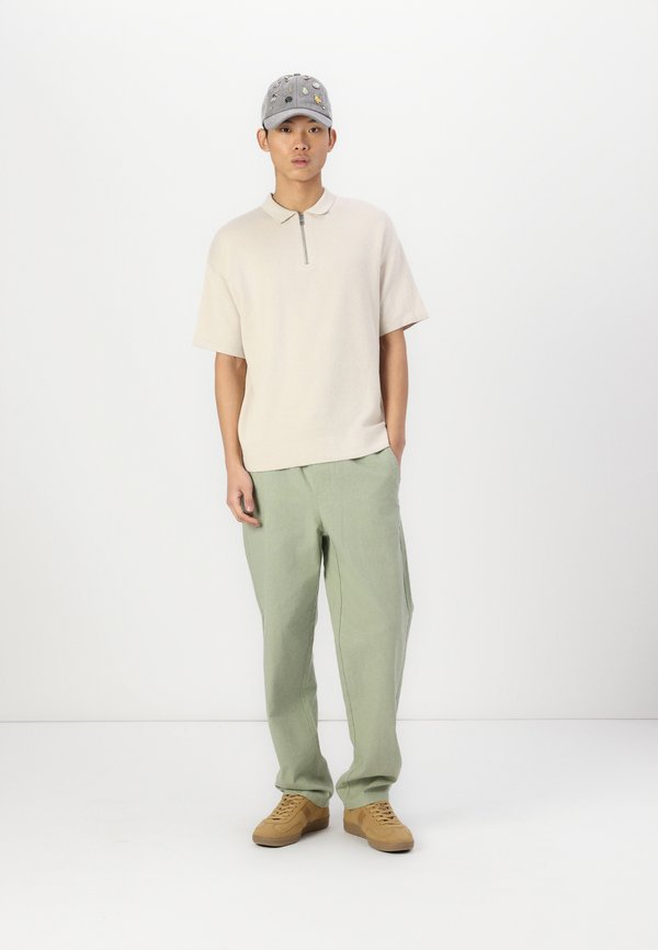 JJTROY ZIP - Polo shirt - moonbeam3